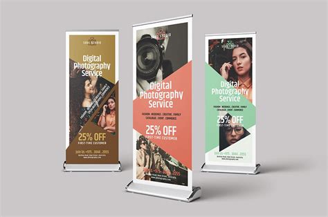 Professional Banners Roll Up Template Visualization