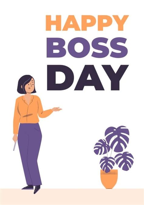 Professional Boss Day Card Templates