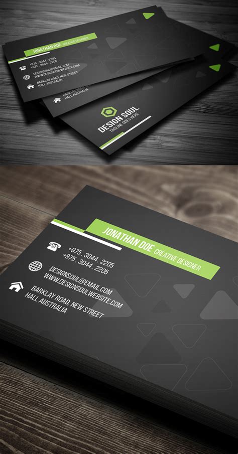 Professional business card template