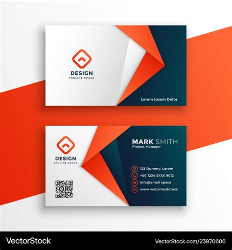 Professional Business Card Template Design