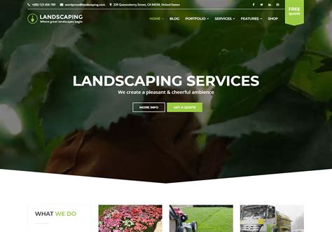 Professional Landscape Template