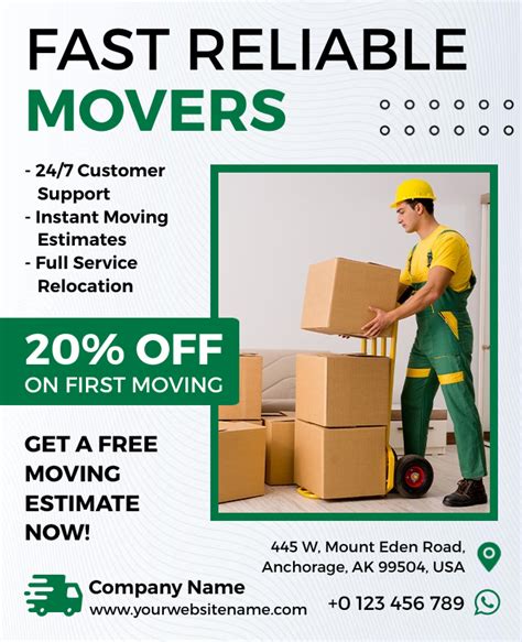 Professional Moving Flyer Template