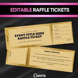 Creating professional raffle tickets with Word templates