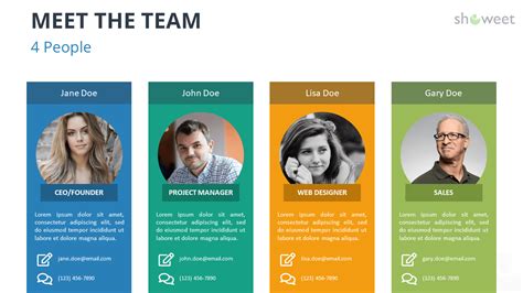 Professional Team Introduction Template Free