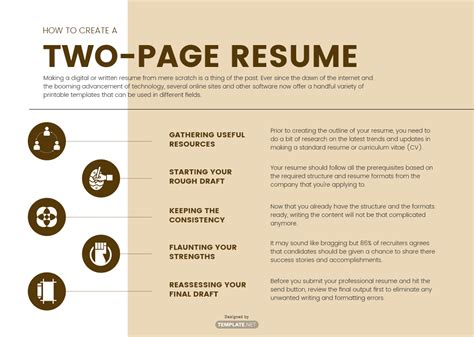 Professional Two-Page Resume Template