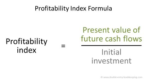 Profitability Index Formula Example