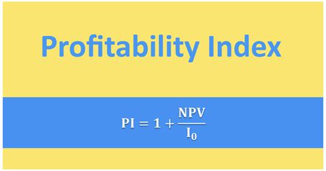 Profitability Index PV Function