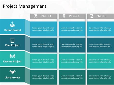 Project management PowerPoint template