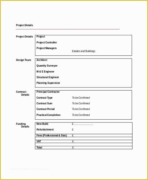 Project Management Template PDF