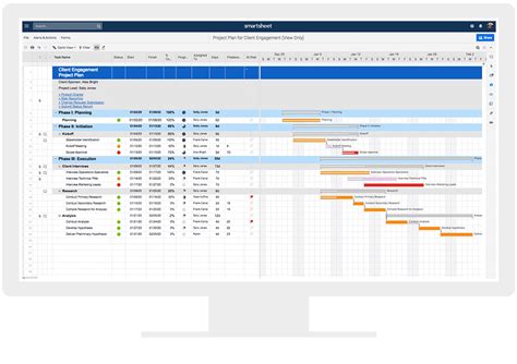 Project Plan Template with Smartsheet Scalability