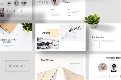 Project Portfolio PowerPoint Template Design