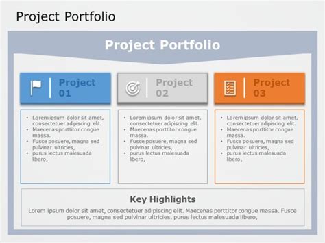 Project Portfolio PowerPoint Template Example