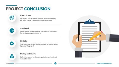 Project Proposal PowerPoint Template Conclusion