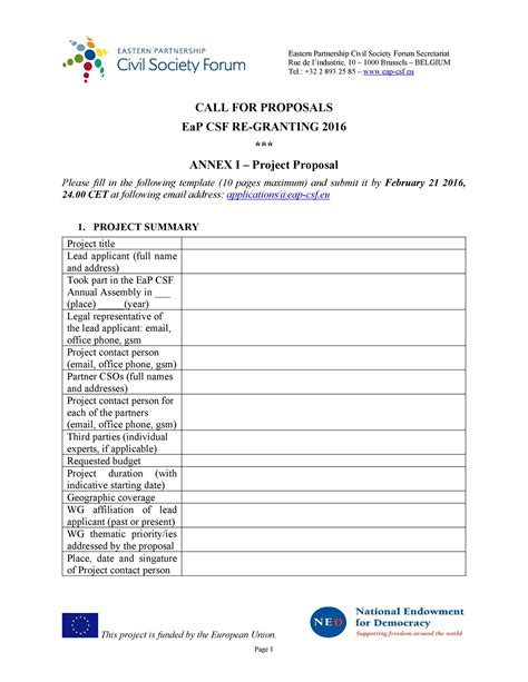 Project Proposal Template 1