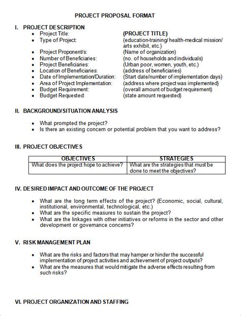 Project Proposal Template 9