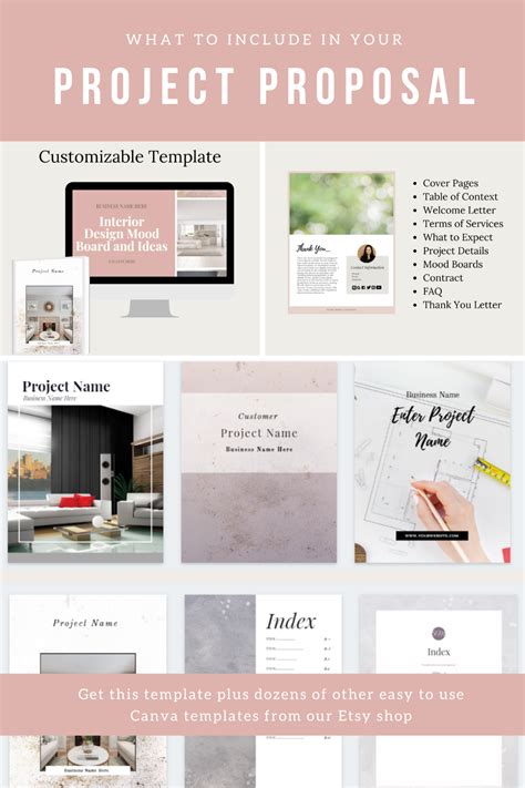 Project Proposal Template Canva