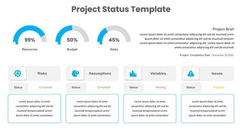 Project Status Update Template 6