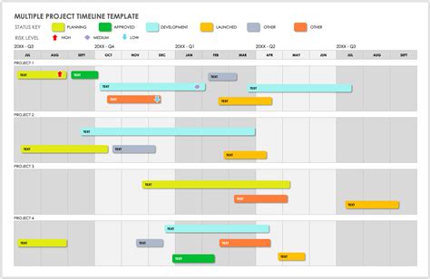 Project Timeline Template in Microsoft Word