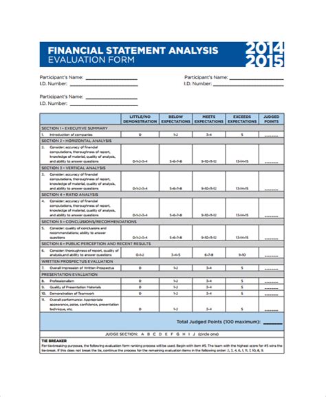 Project Update with Financial Analysis Template