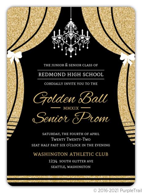 Prom Invitation Designs