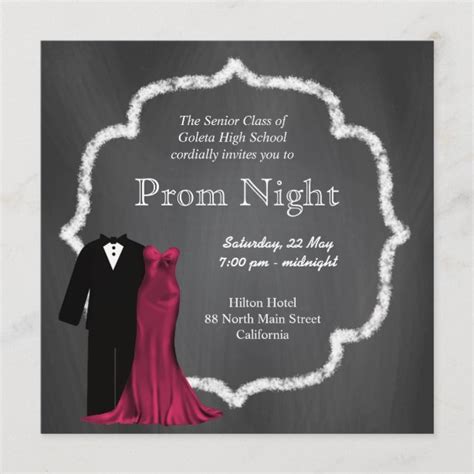 Prom Night Invitation Ideas for a Large Budget