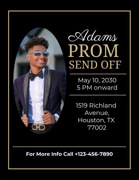 Benefits of Using a Prom Send Off Flyer Template