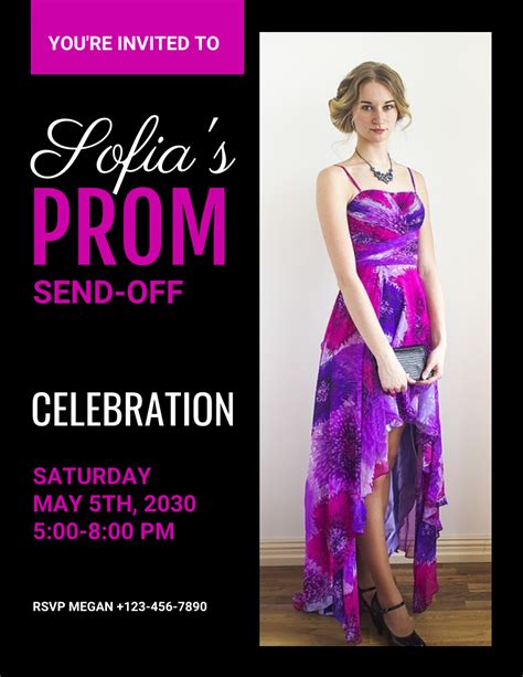 Prom Send Off Flyer Template Gallery 1