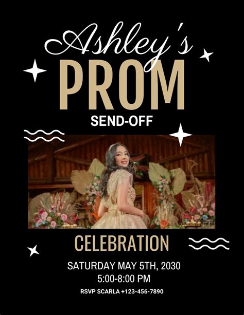 Prom Send Off Flyer Template Gallery 10