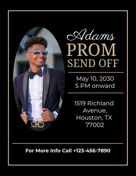 Prom Send Off Flyer Template Gallery 5