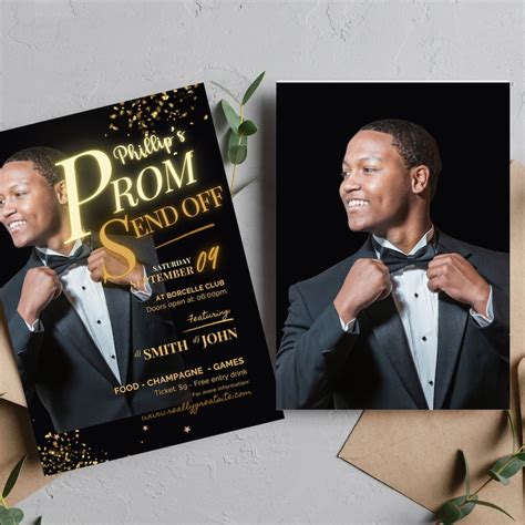 Prom Send Off Invitation Details