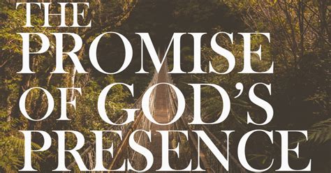 Promise of God's Presence