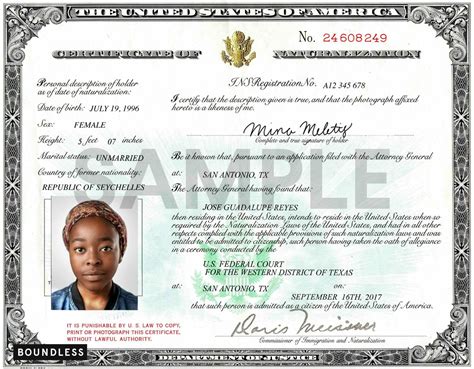 Proof of Citizenship