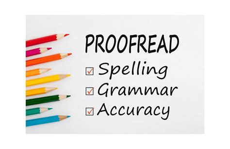 Proofread and Edit