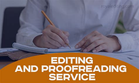 Proofread and edit