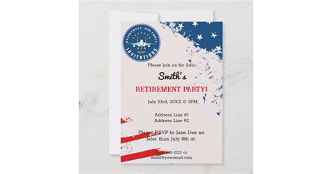 Proofread and Edit Air Force Retirement Invitations