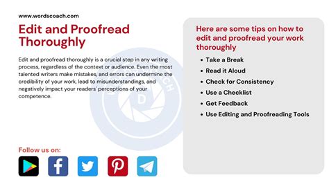 Proofread and Edit