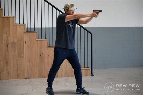 Proper stance and grip for the Colt Compact.45 ACP