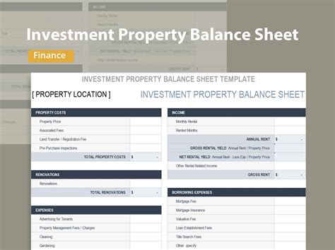 Property Investment Template