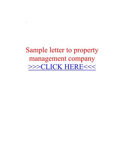 A person holding a property management company letter