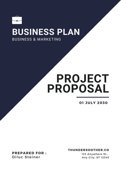 Proposal Template Examples