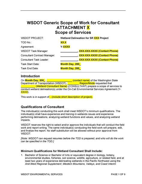 Proposal Template Scope of Work 4