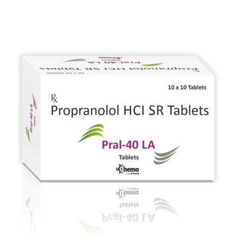 Propranolol Storage