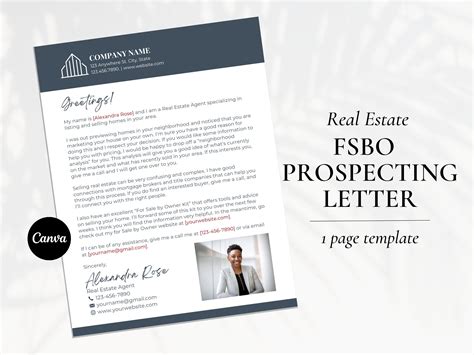 Prospecting letter template 8