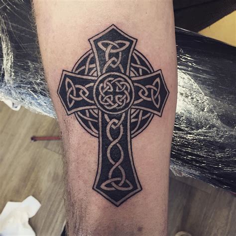 Celtic Cross Protection Tattoo