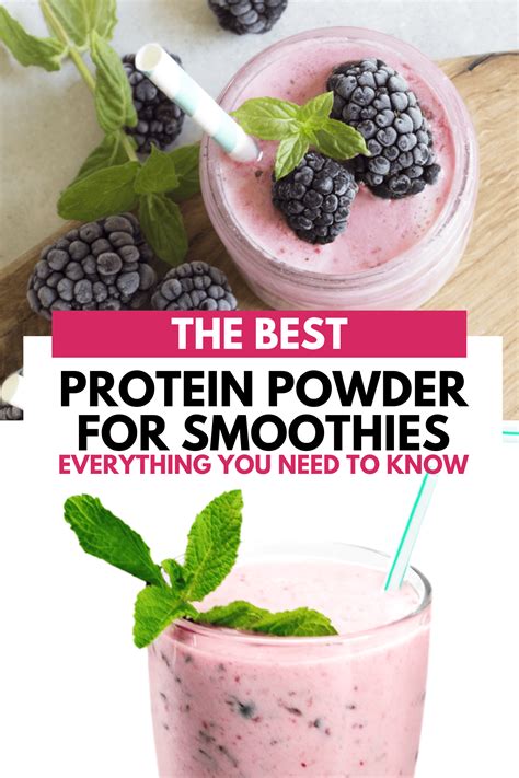 Protein Powder Smoothies