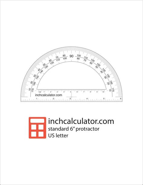 Protractor ruler template