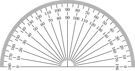 Protractor Template 2