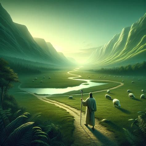 Psalm 23 Green Pastures Diorama