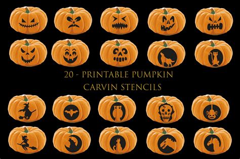 Psalm 23 Pumpkin Carving Template