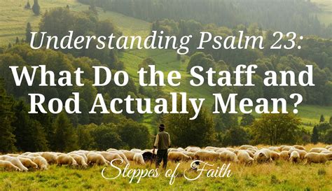 Psalm 23 Shepherd's Staff